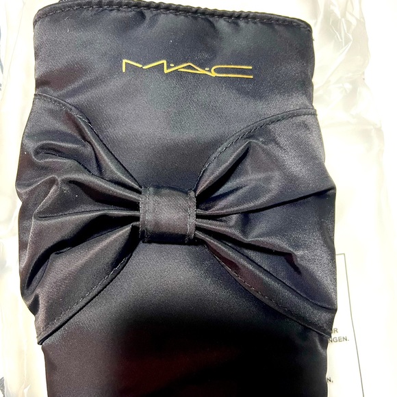 NWT M.A.C Christmas Stocking - Satin w/ Bow - Picture 2 of 3